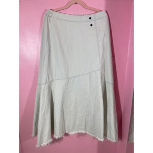 Women's Harper Maxi Skirt Size M/L Light Denim.